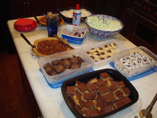 As you can see from this photo evidence circa 2009, my mom always has the forethought to subtly shift the half-empty bowl over to the dessert table after dinner.